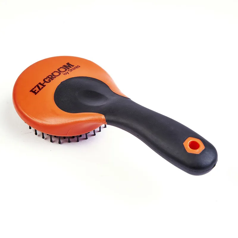 EZI-GROOM Grip Mane and Tail Brush in Orange